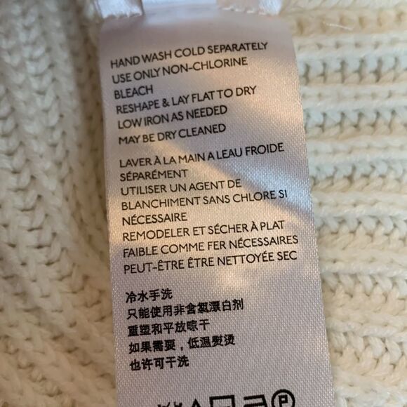 FREE PEOPLE layer cake oversized turtleneck/cowl ruffled peplum style sweater - Picture 7 of 9